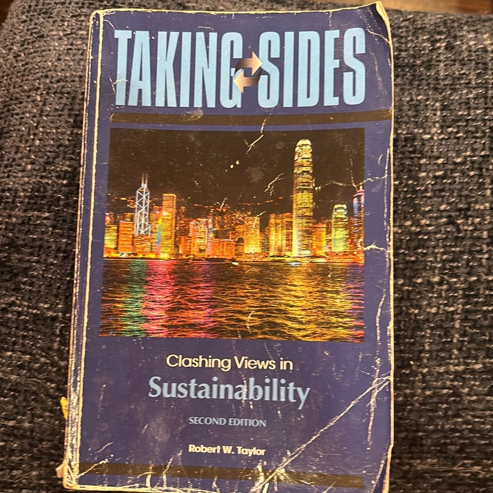 McGraw Hill Taking Sides Clashing Views in Sustainability 2nd Edition